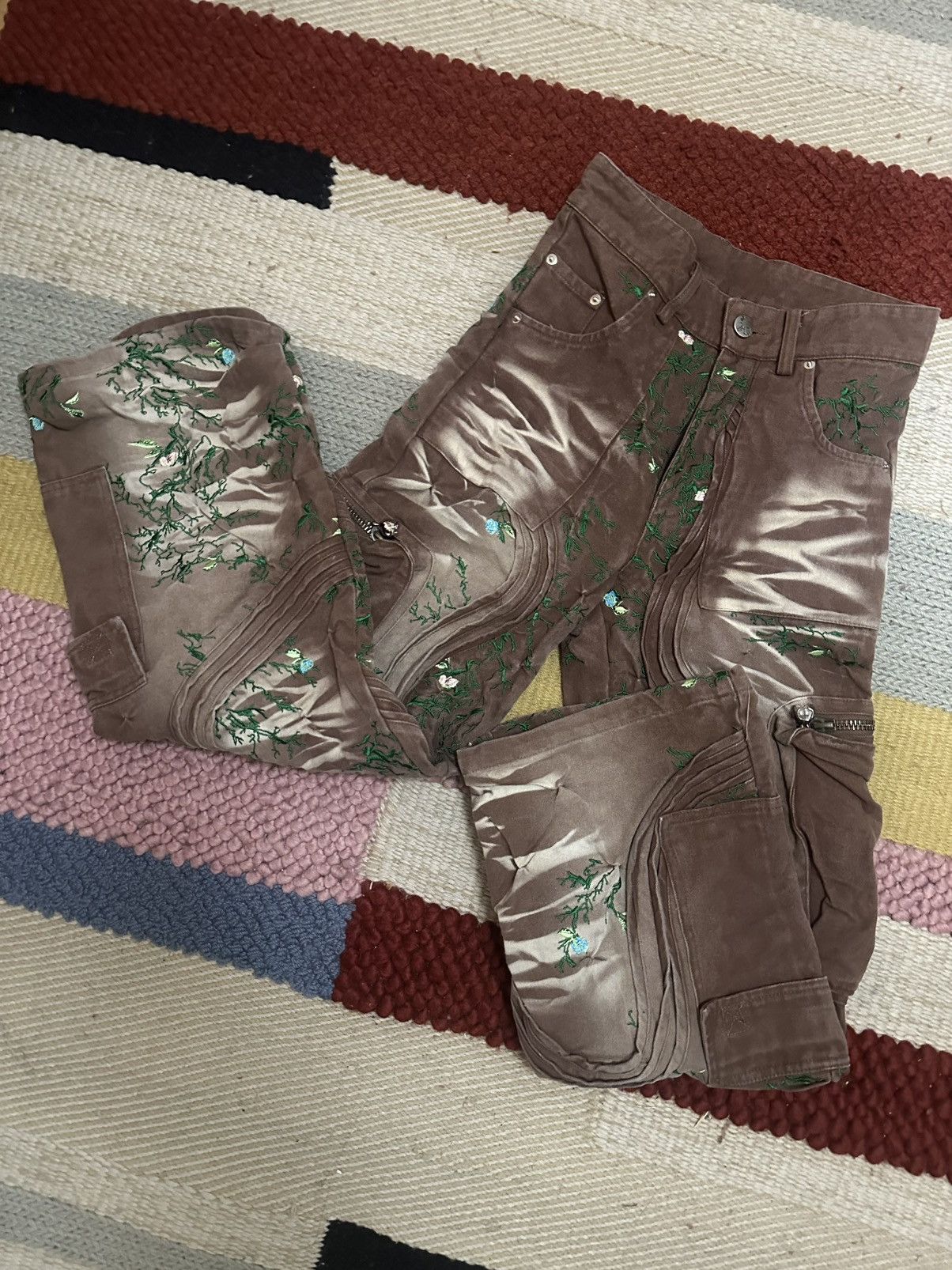 Bad Son badson woodland overgrowth cargo pants XS Size US 26 / EU 42 - 5 Thumbnail