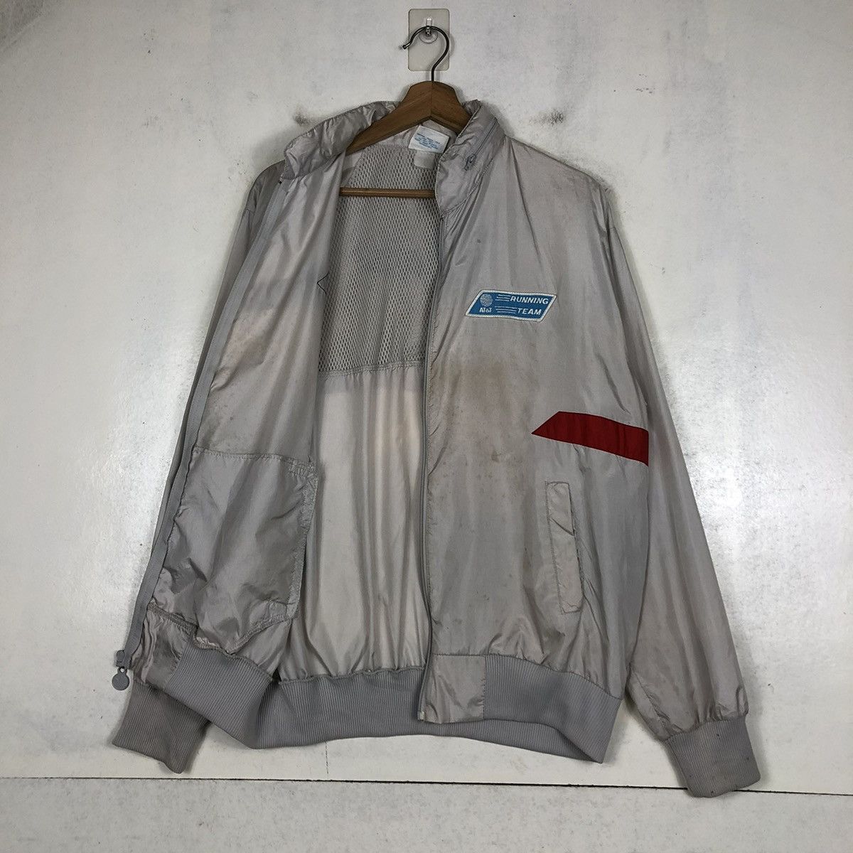 Adidas 📌VINTAGE ADIDAS ZIPPER JACKET RUNNING TEAM AT&T BIG LOGO Size US L / EU 52-54 / 3 - 12 Thumbnail