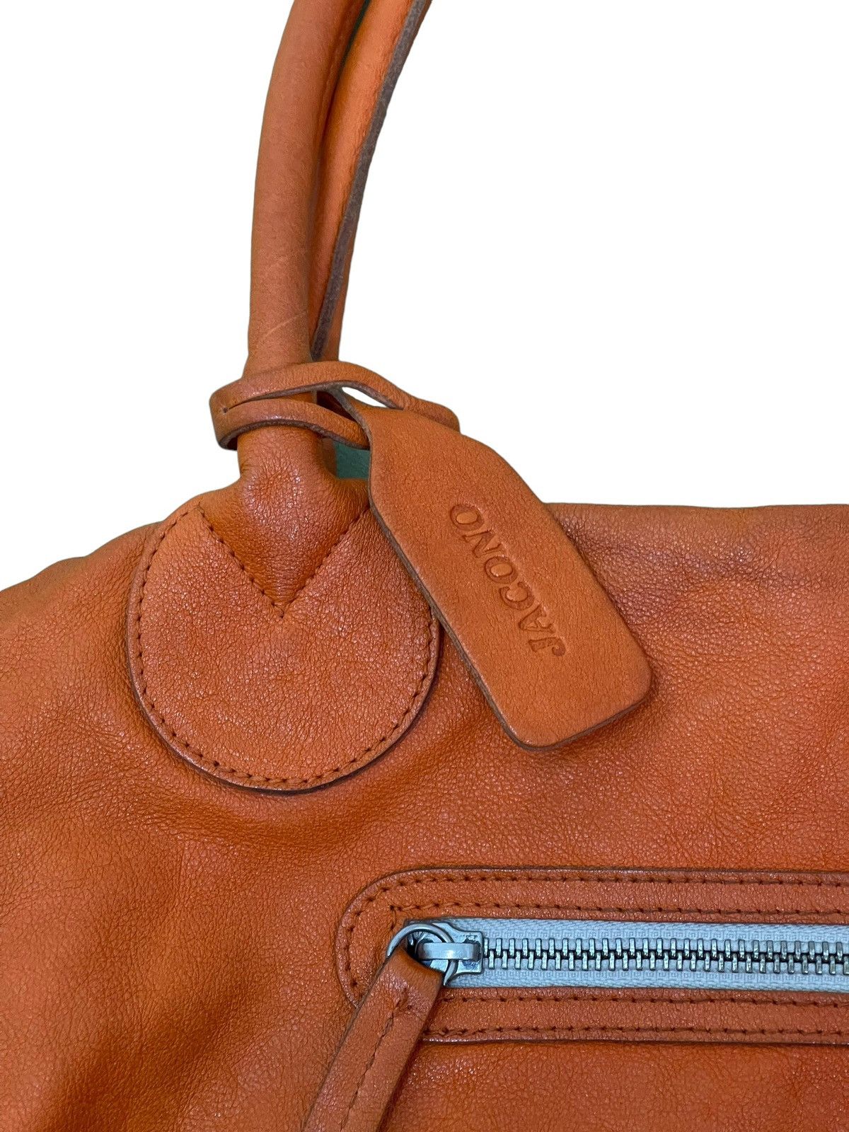 Japanese Brand Full Leather Jacono Italy Shoulder Bag 3🟩 Size ONE SIZE - 14 Thumbnail