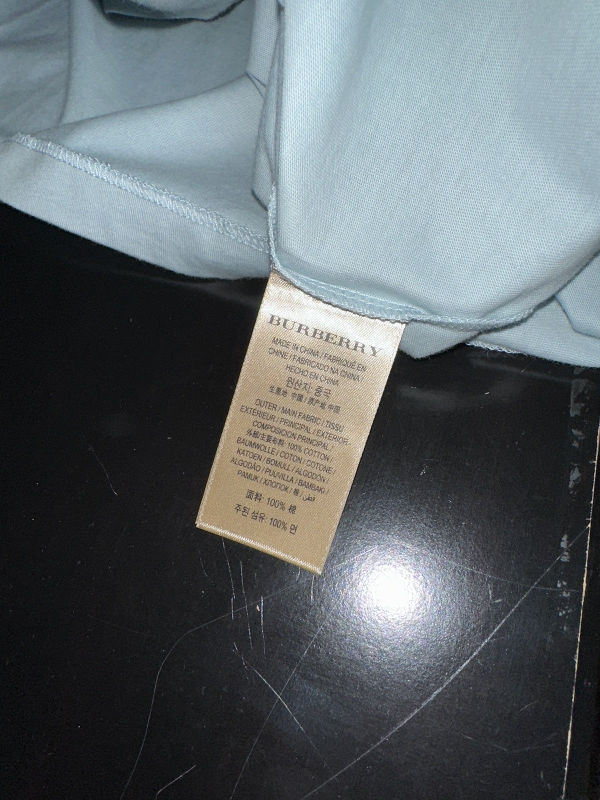 Burberry Blue Burberry shirt SIZE XXL Size US XXL / EU 58 / 5 - 4 Thumbnail