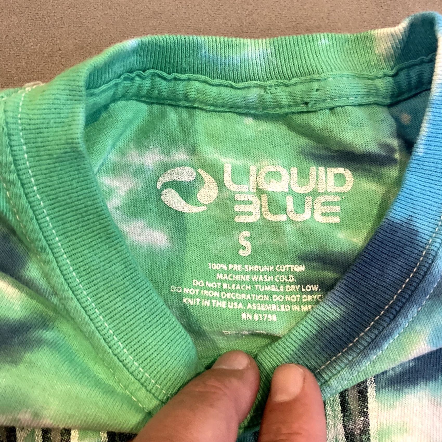 Liquid Blue Grateful Dead Liquid Blue Great American Music Hall Tie Dye T Shirt S Multicolor Music Men Short Sleeve T-Shirt Small Size US S / EU 44-46 / 1 - 3 Thumbnail
