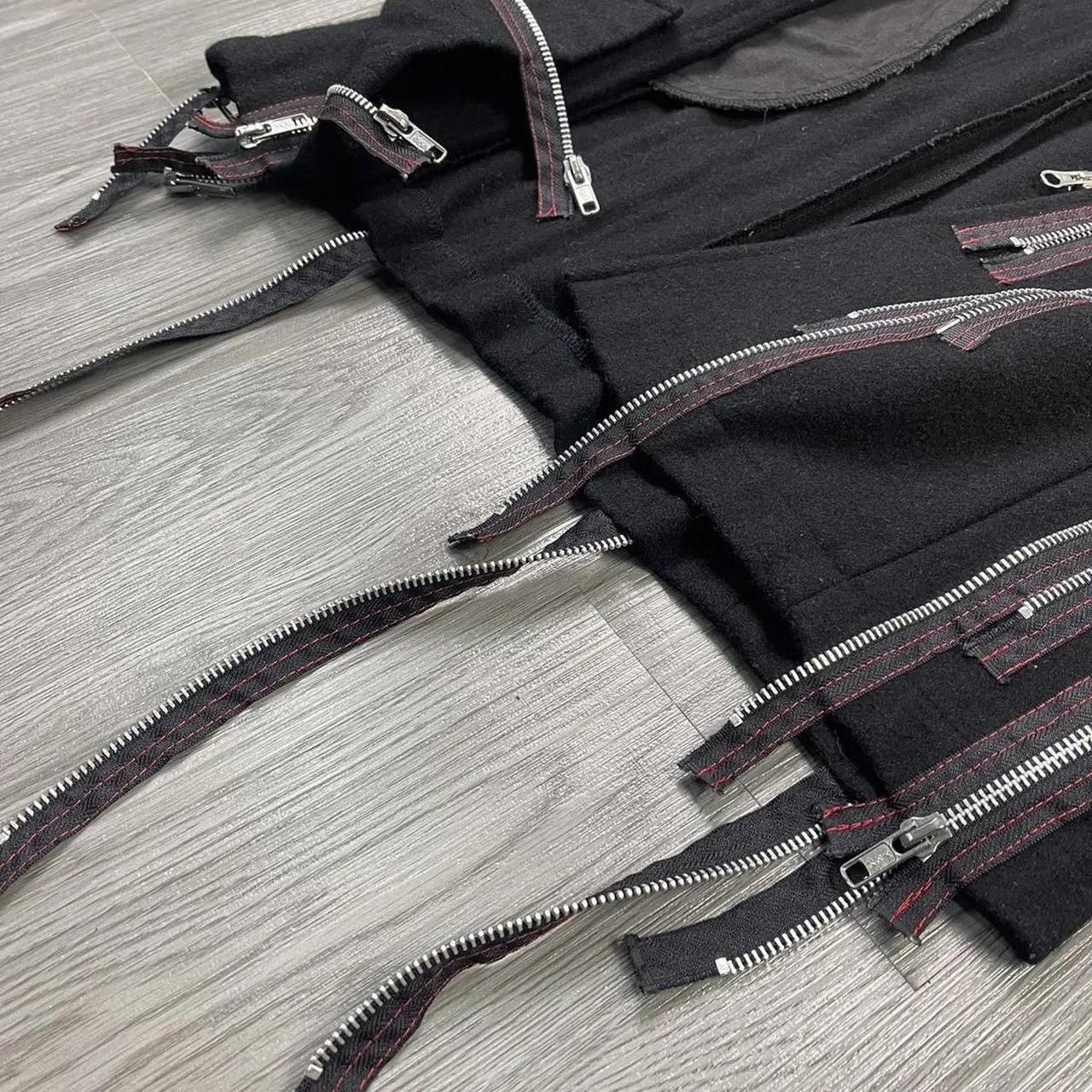 Japanese Brand Hnaoto multi zipper coat Size US M / EU 48-50 / 2 - 3 Thumbnail
