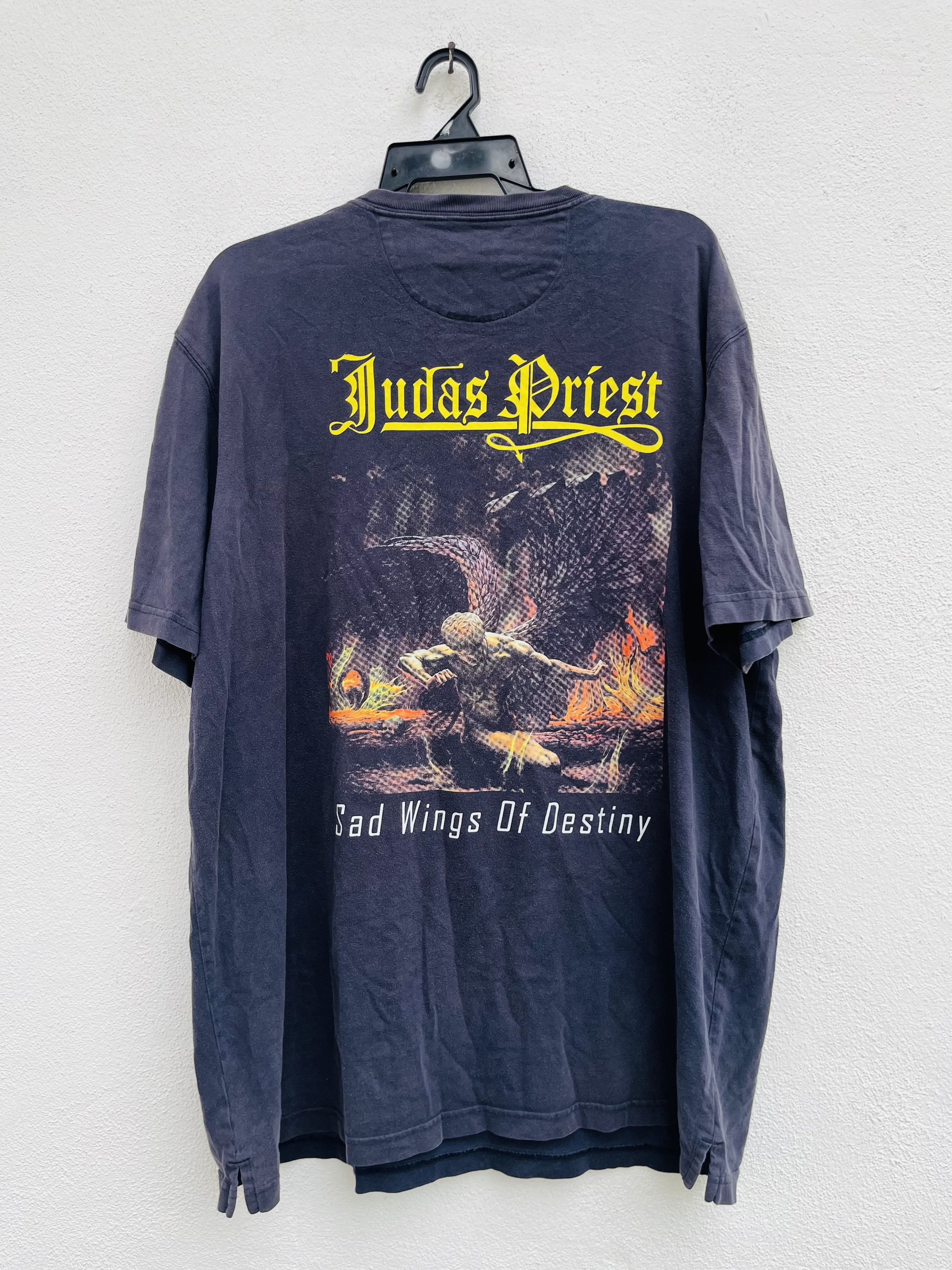 Band Tees Vintage Duluth Judas Priest Sad Wings Of Destiny Size US XL / EU 56 / 4 - 2 Thumbnail