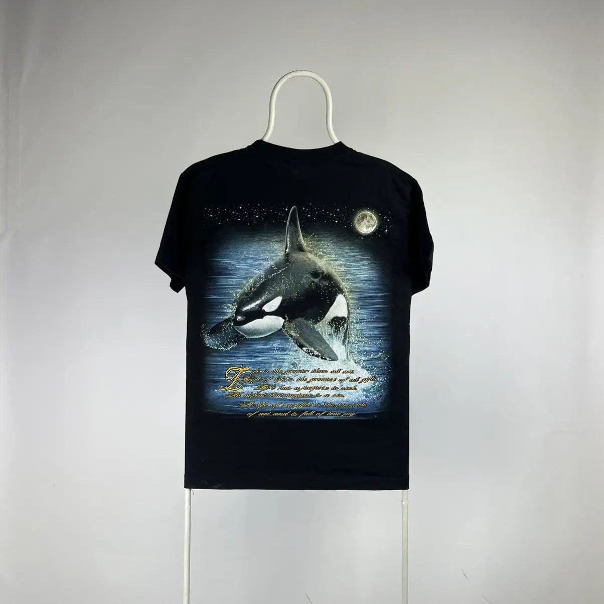 Band Tees Art Tshirt Killer whale size Medium Size US M / EU 48-50 / 2 - 2 Thumbnail
