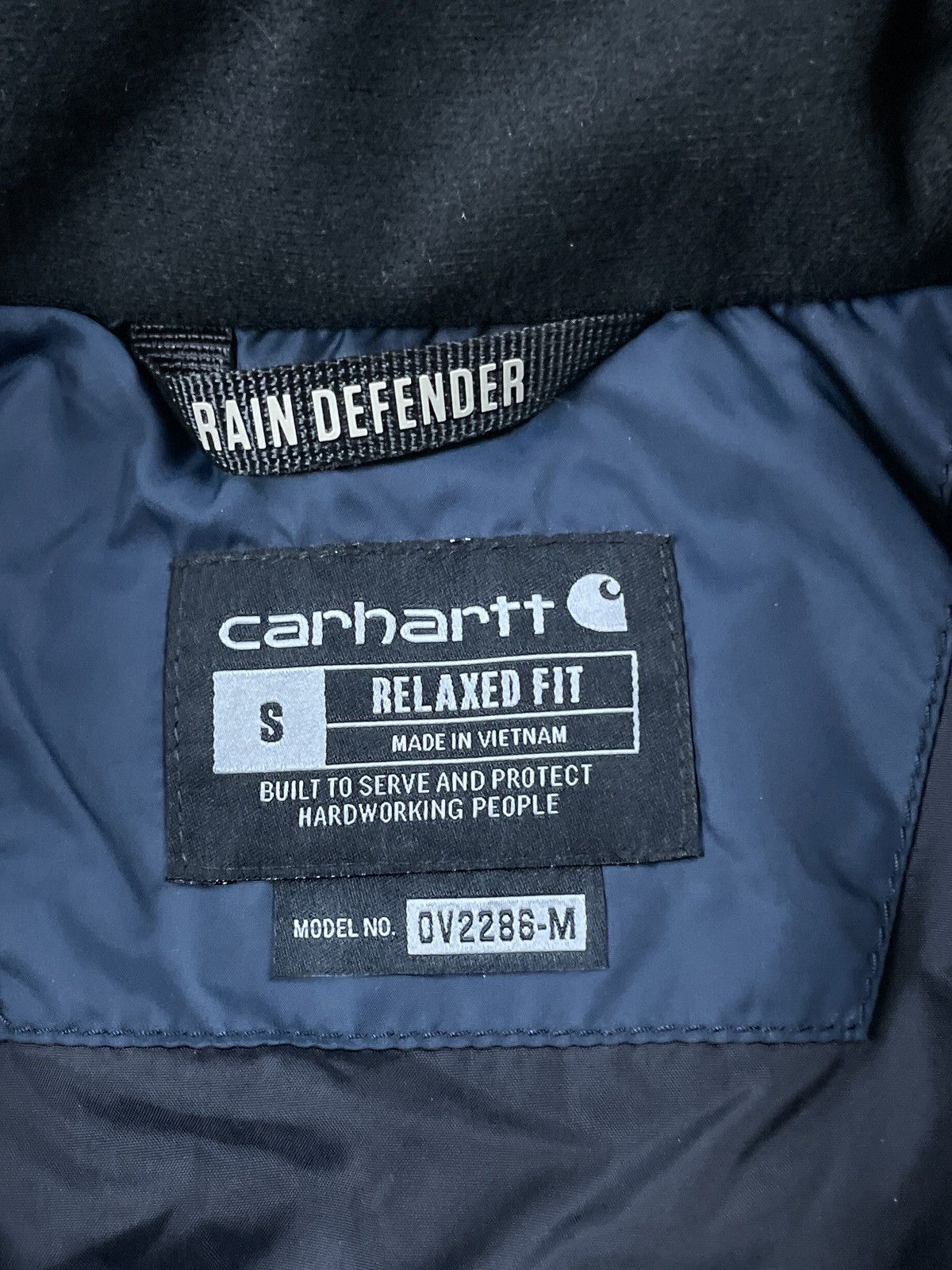Carhartt Vintage 00s Carhartt rain defender vest Size US S / EU 44-46 / 1 - 5 Thumbnail