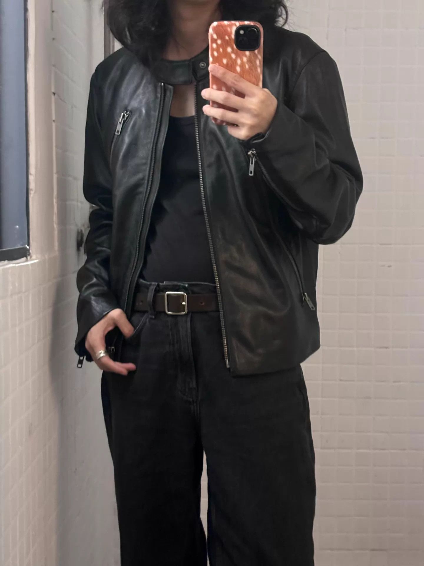 Maison Margiela MMM AW2007 5zip Jacket Black Calfskin 48 Size US M / EU 48-50 / 2 - 3 Thumbnail