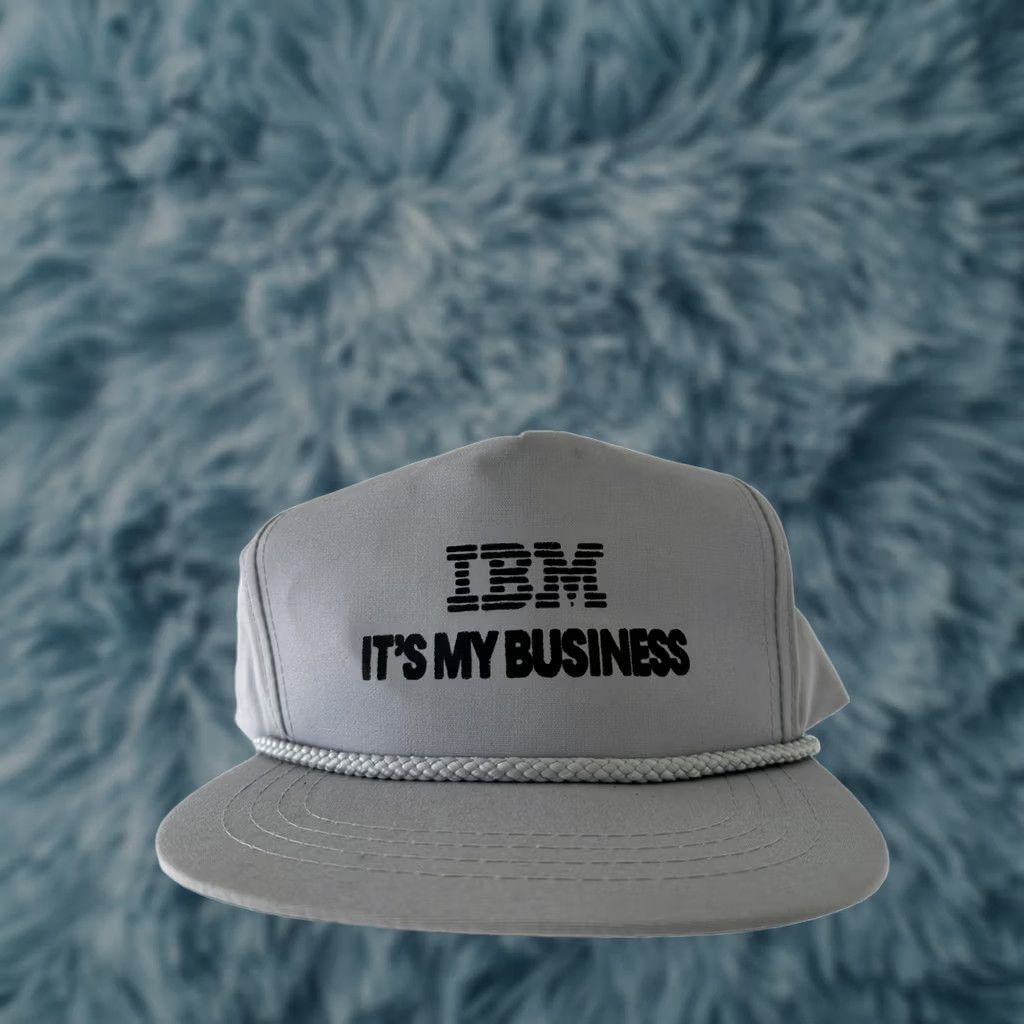 J Brand VINTAGE IBM SnapBack Hat Cap 80s Computer “It’s My Business” Brand New Size ONE SIZE - 1 Thumbnail