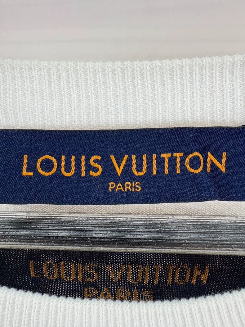 Louis Vuitton Louis Vuitton White Green Logo Short Sleeve Shirt-2506 Size US S / EU 44-46 / 1 - 5 Thumbnail