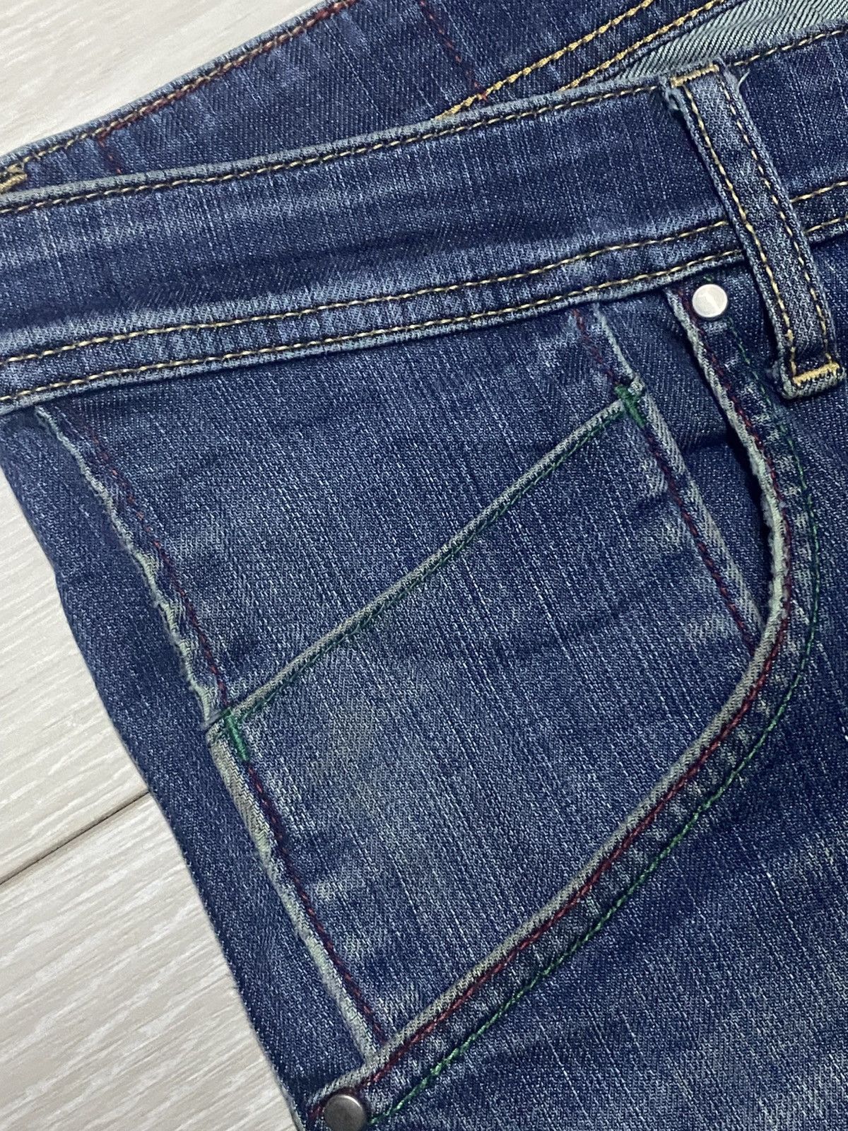 Edwin Vintage Edwin 503 E Function Twist Leg Curve Slim Jeans Size US 32 / EU 48 - 10 Thumbnail