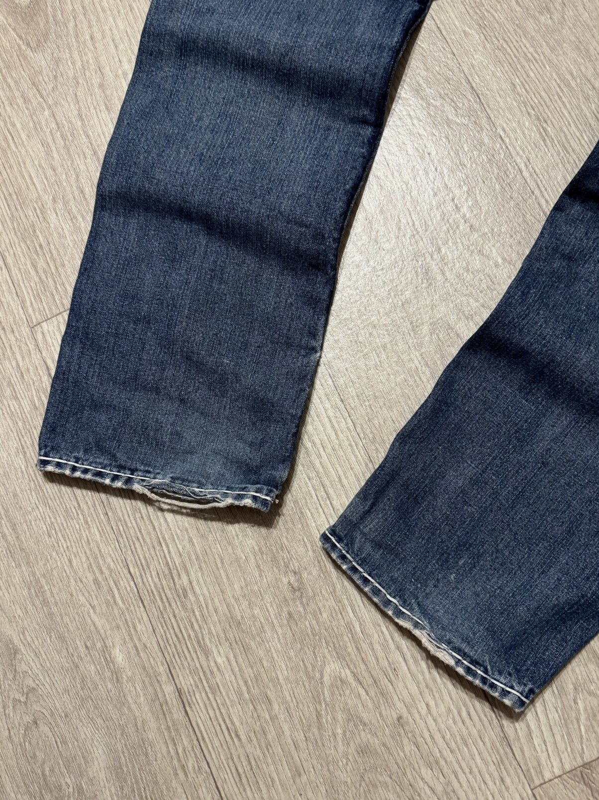True Religion 🔷Vintage True Religion Distressed Y2K Crazy Jeans🔷 Size US 30 / EU 46 - 2 Thumbnail