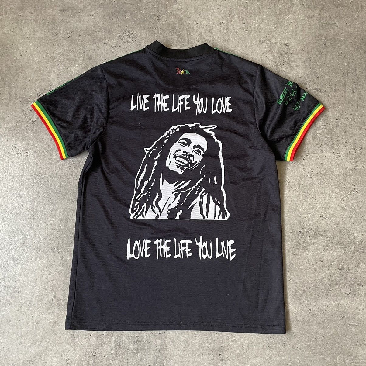 Adidas Ajax Amsterdam Special Edition Custom Bob Marley Jersey Size US XL / EU 56 / 4 - 6 Thumbnail