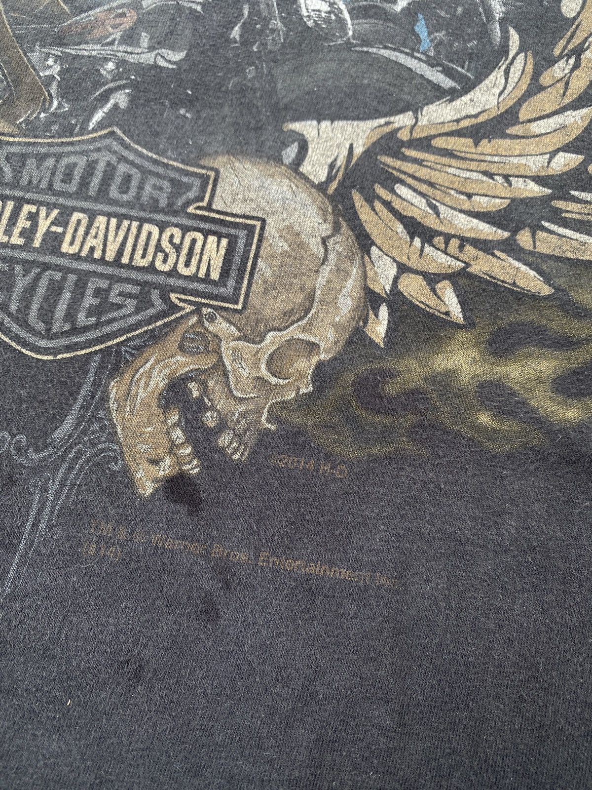 Vintage 2014 Harley Davidson × Looney Tunes Tee — Official Vintage Size US XXL / EU 58 / 5 - 2 Thumbnail
