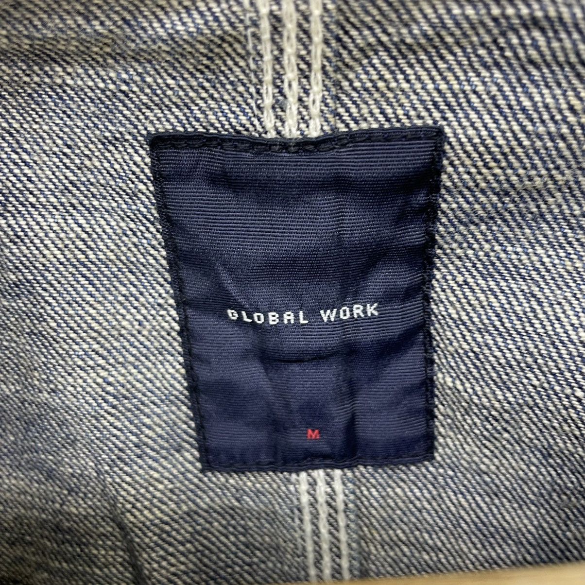 45rpm × Blue Blue Japan × Indigo 💥Vintage Global Work X Union Made Workwear Denim Jacket Size US M / EU 48-50 / 2 - 9 Thumbnail