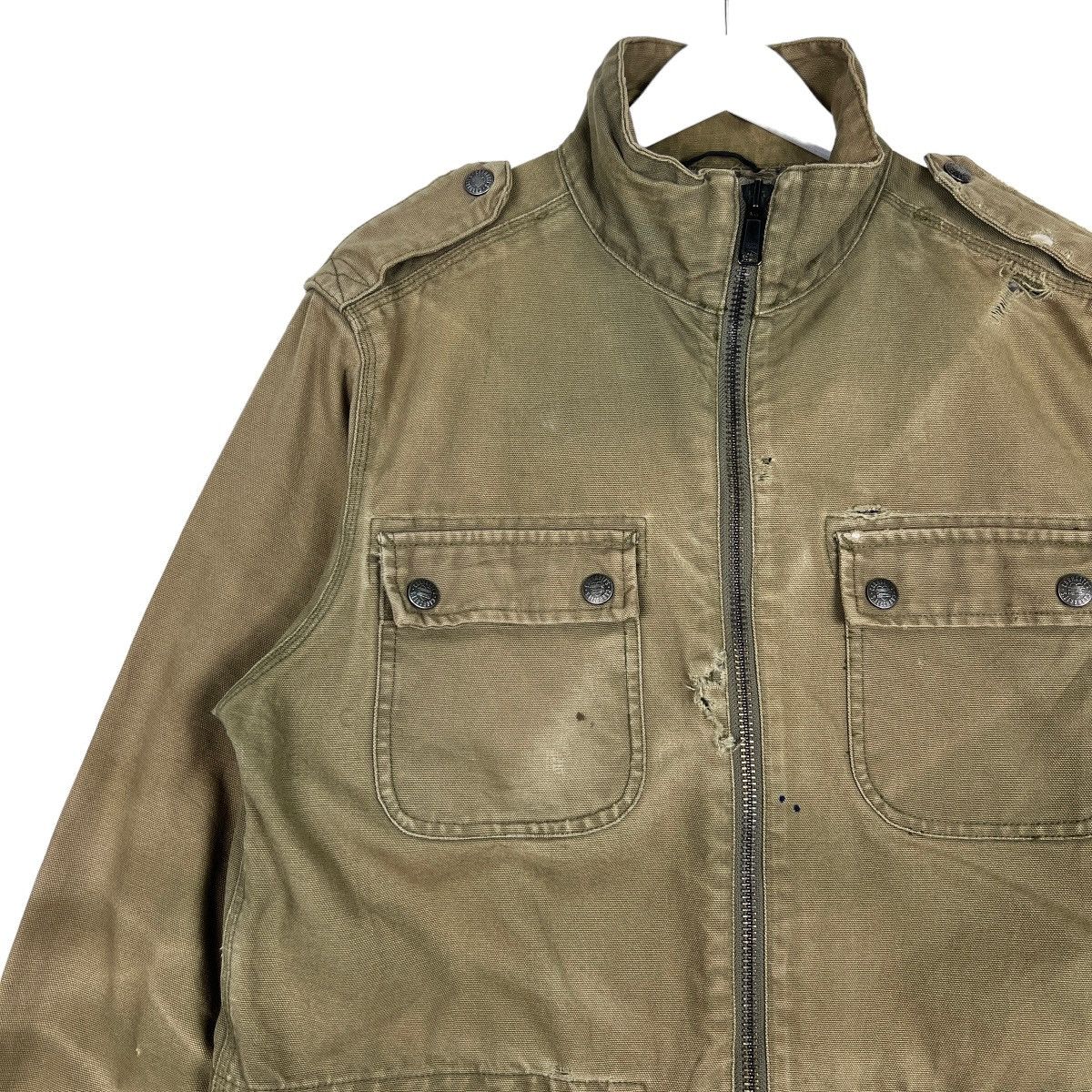 Carhartt 🔥 CARHARRT DYED FADED DISTRESSED WORKER JACKET Size US M / EU 48-50 / 2 - 4 Thumbnail