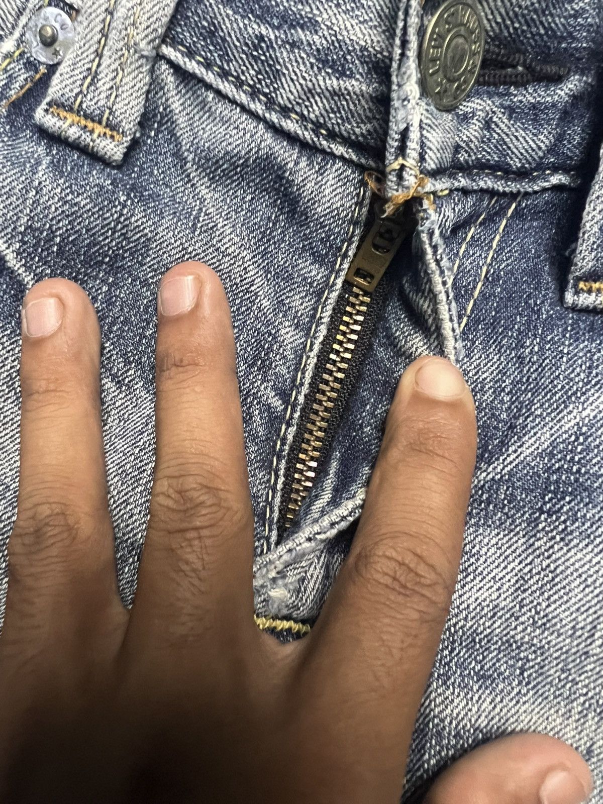 Levi's Levi’s 502 Custom Ripped Jeans (43) Size US 30 / EU 46 - 11 Thumbnail