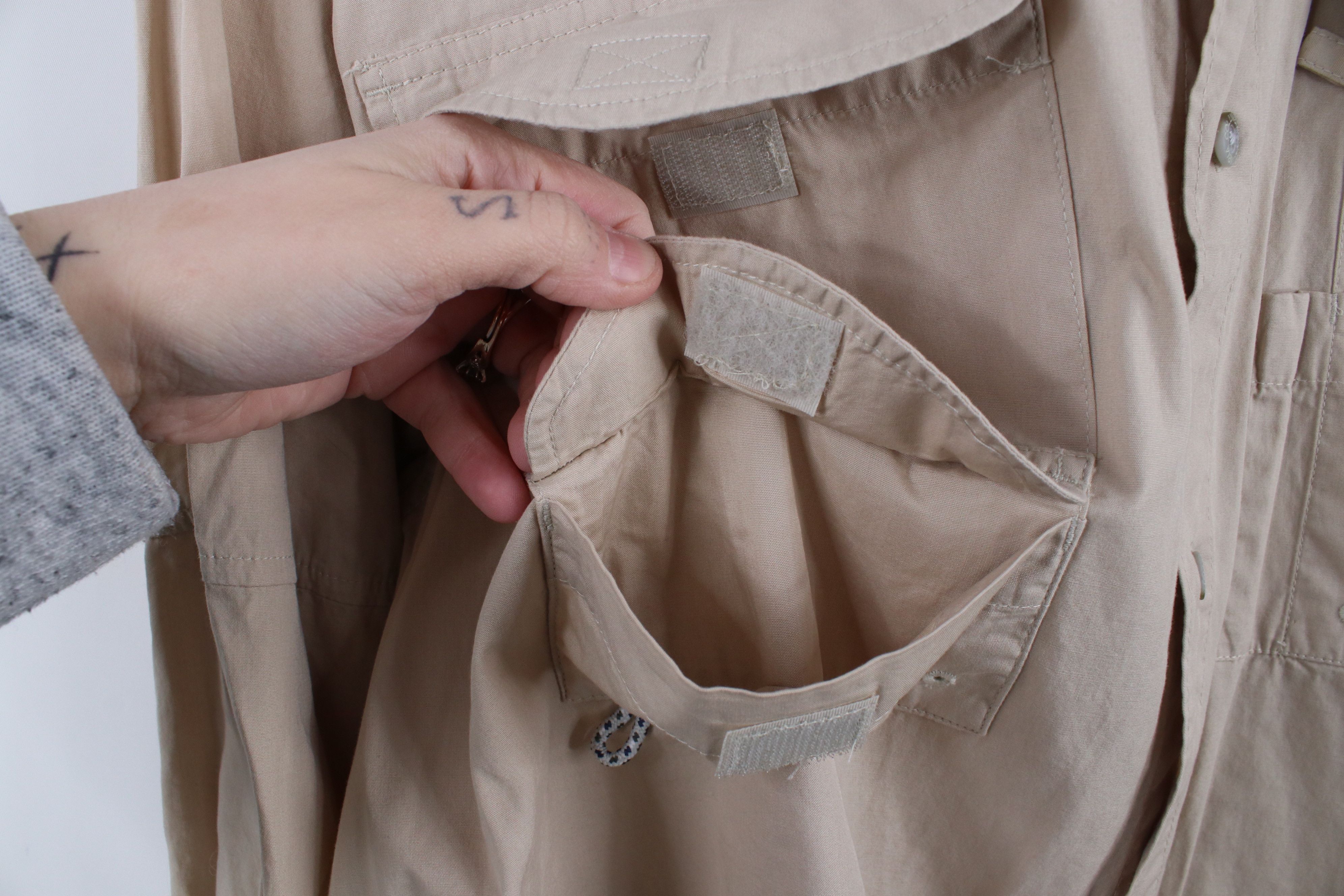 Columbia × Vintage Columbia PFG Performance Gear Button Shirt Beige Khaki Size US XL / EU 56 / 4 - 6 Thumbnail