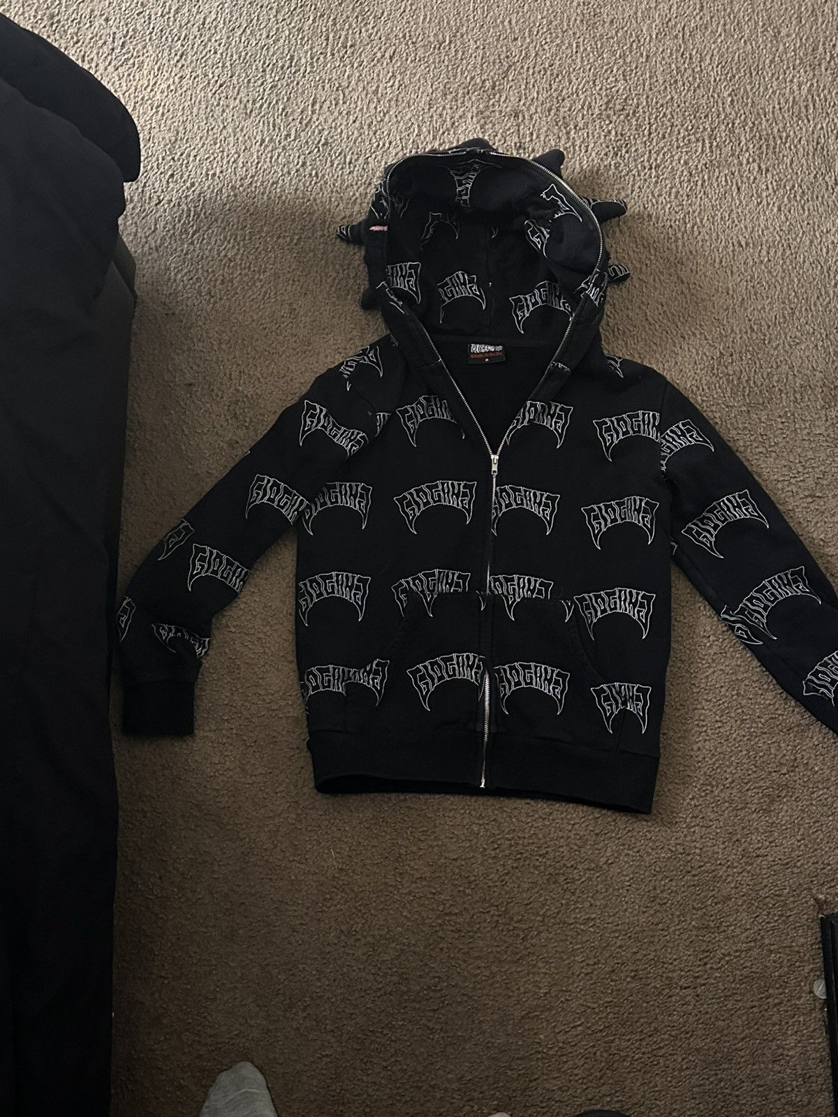 Glo Gang black and white glo gang hoodie Size US M / EU 48-50 / 2 - 1 Thumbnail