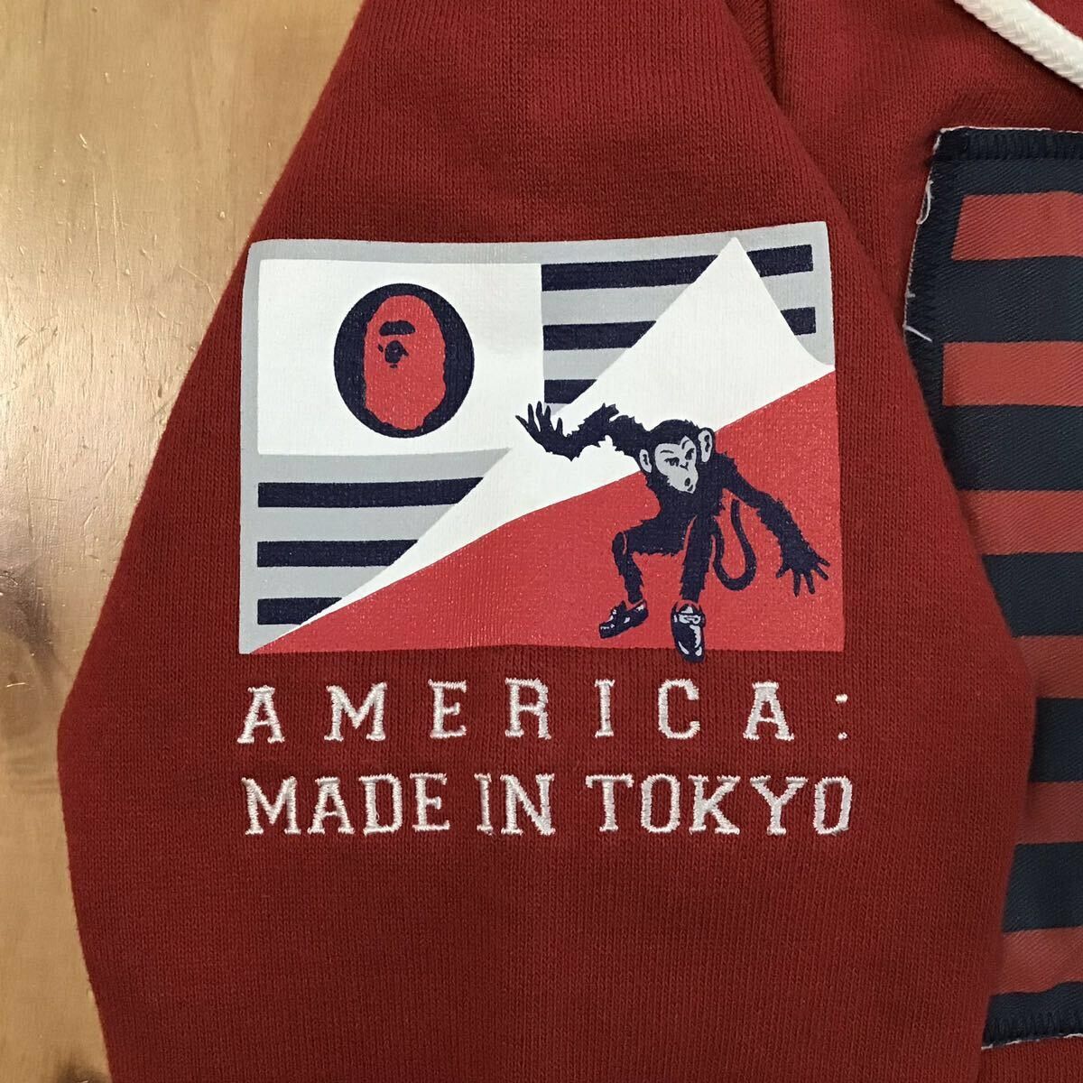 Bape × Nigo BAPE logo pullover hoodie a bathing ape NIGO Size US S / EU 44-46 / 1 - 4 Thumbnail