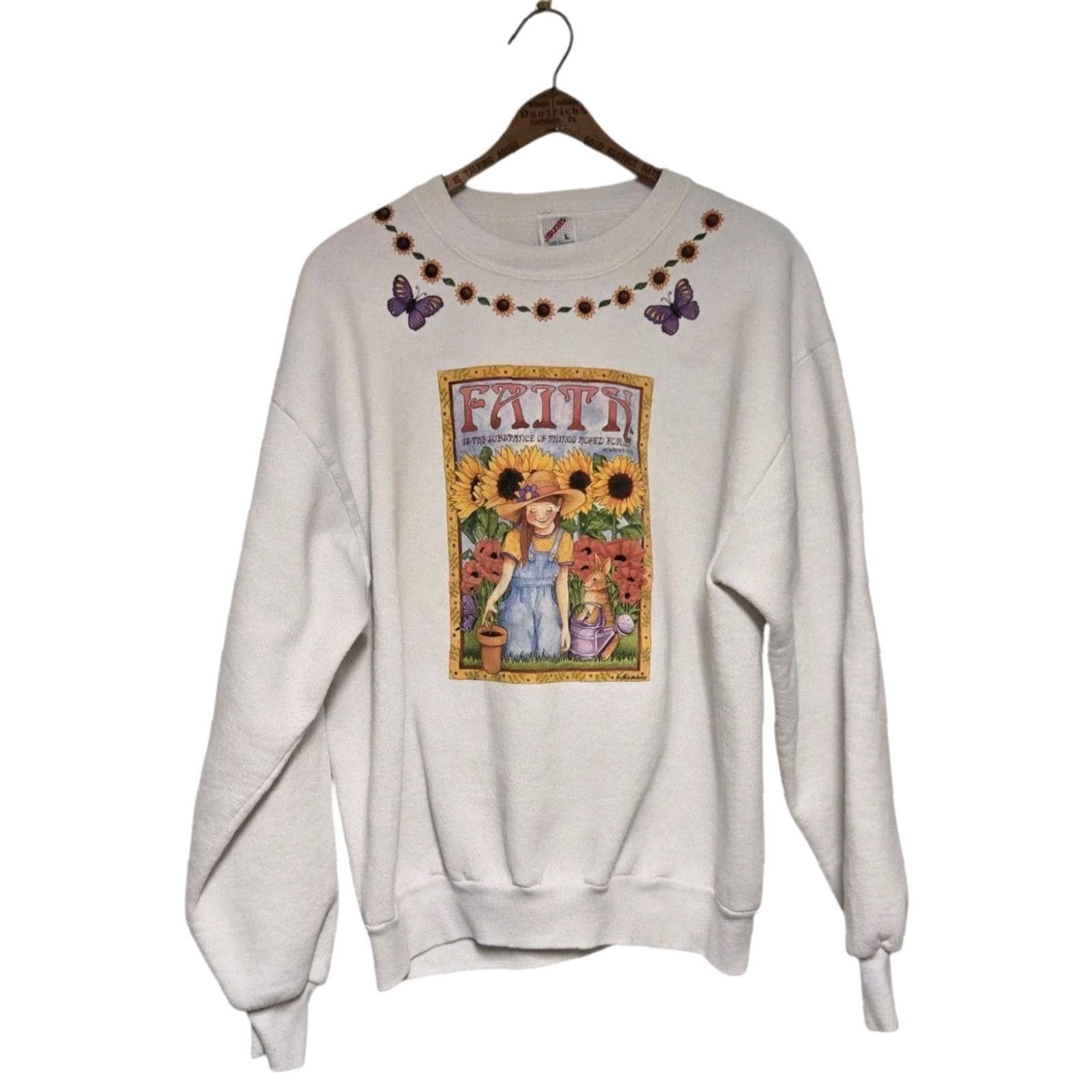 Jerzees VINTAGE Jerzees Sweatshirt Size L / US 10 / IT 46 - 2 Thumbnail