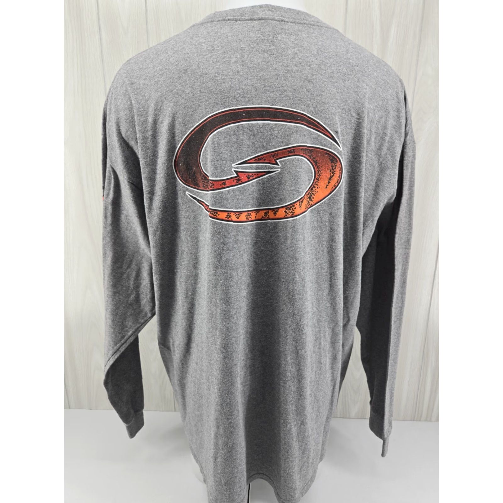 Vintage Strike King Lure Company Gray Long Sleeve Shirt 3XL Mens T-Shirt Cotton Crew Neck Size US XXL / EU 58 / 5 - 2 Thumbnail