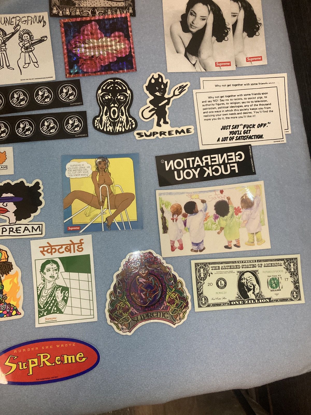 Band Tees × Supreme Supreme Sticker Lot 120+ Size ONE SIZE - 1 Thumbnail