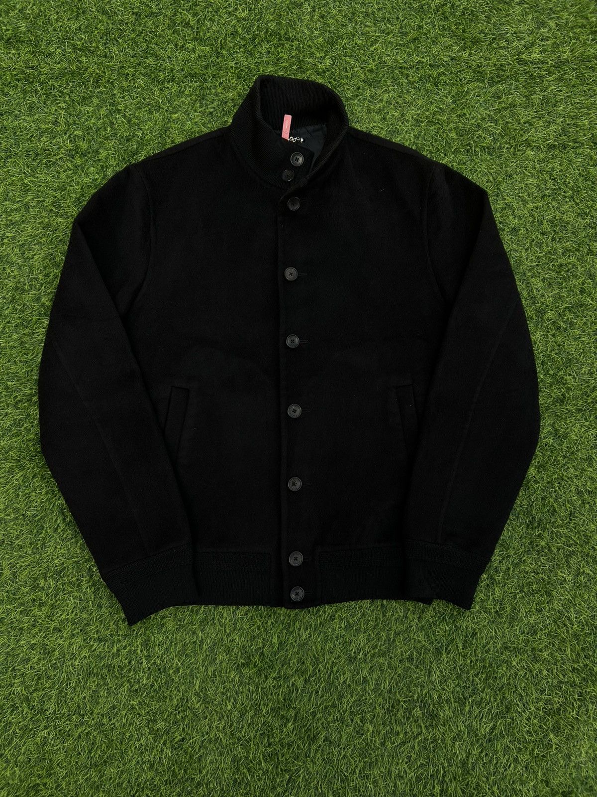Louis Vuitton Louis Vuitton Black Wool Button-Front Jacket Size US M / EU 48-50 / 2 - 1 Thumbnail