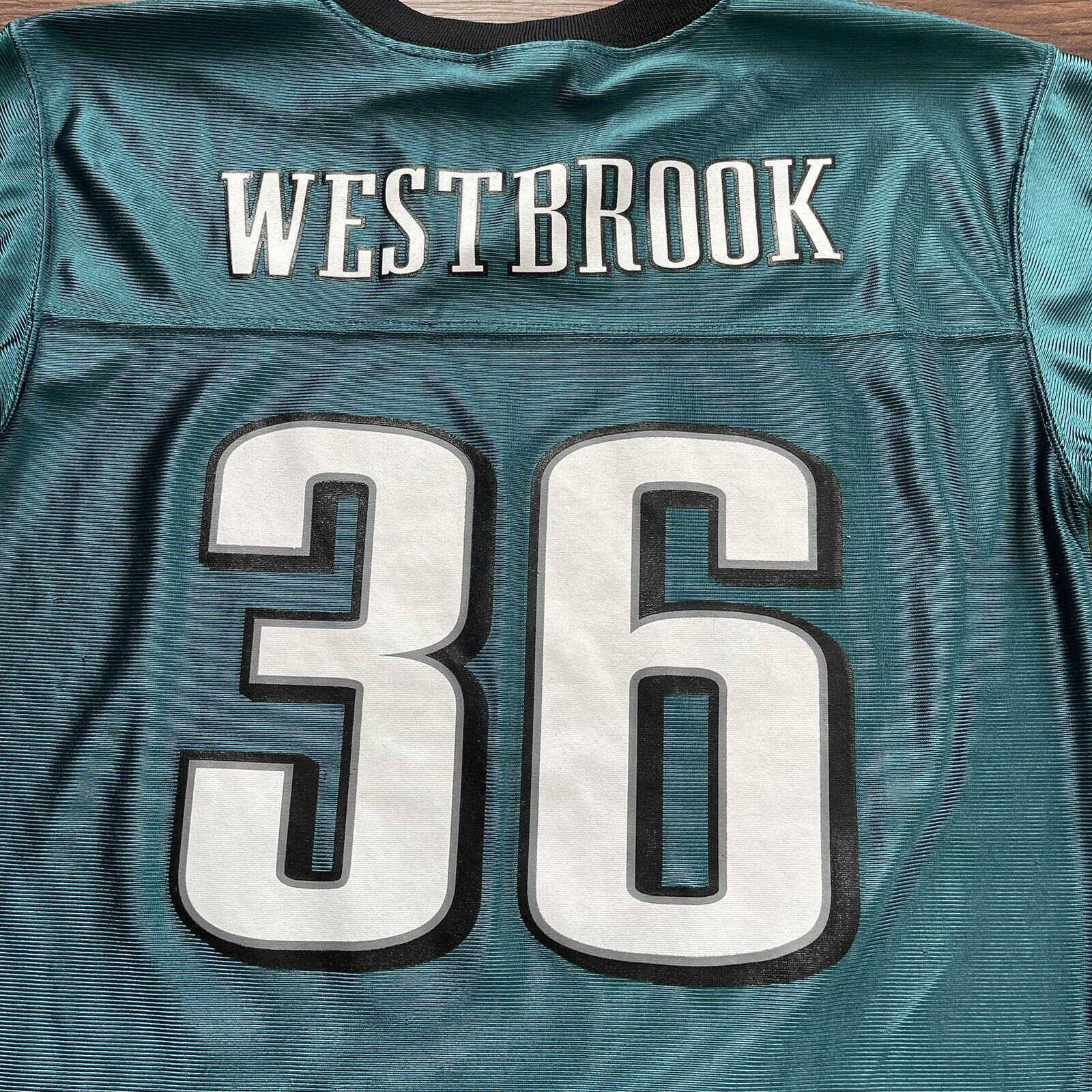 Reebok Philadelphia Eagles Jersey Youth L Brian Westbrook RBK Y15 Size US L / EU 52-54 / 3 - 10 Thumbnail