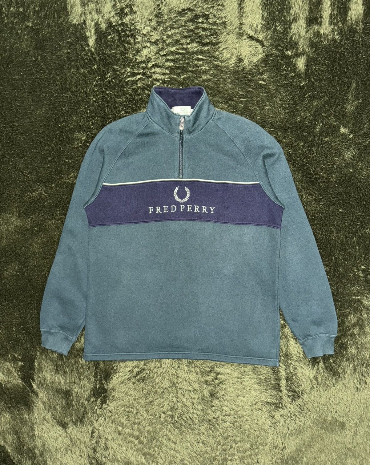 Fred Perry [L] Fred Perry Japan Sample Embroidered Quarter-Zip Size US L / EU 52-54 / 3 - 1 Thumbnail