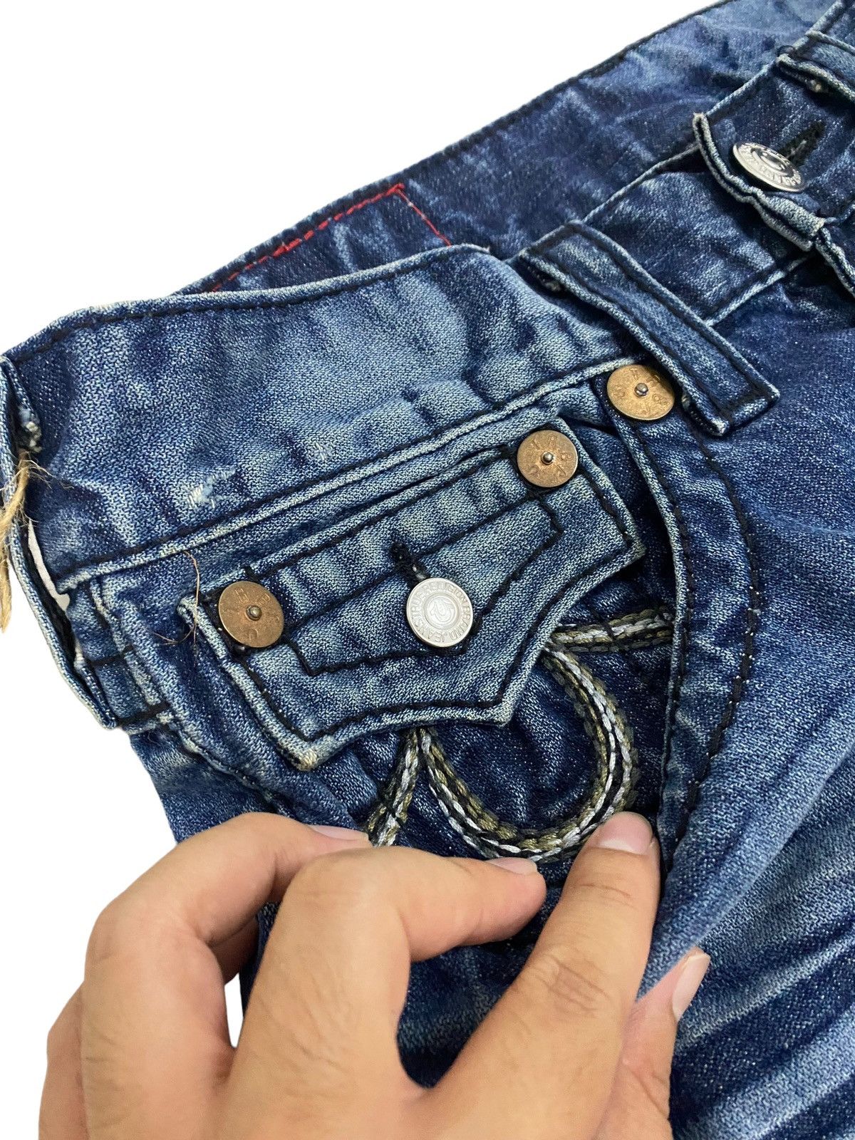 True Religion True Religion Rainbow Ricky Jean Size US 32 / EU 48 - 5 Thumbnail