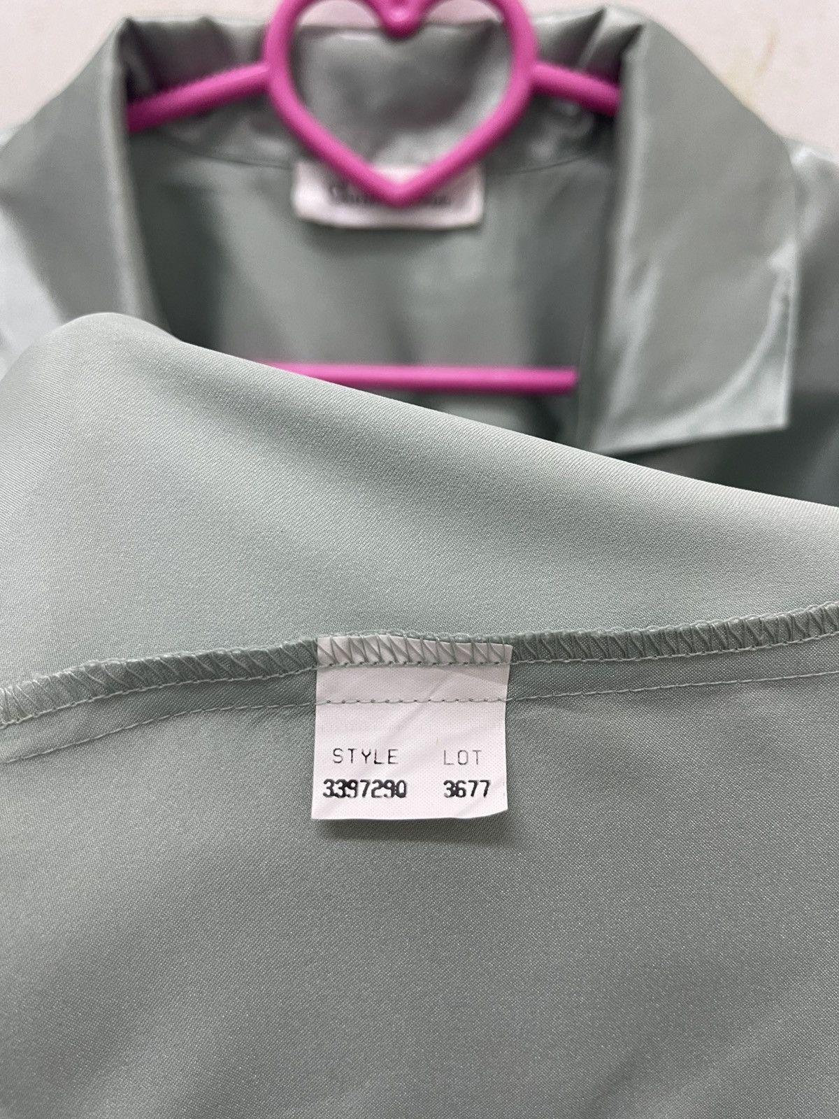 Christian Dior Monsieur Rare Vintage CHRISTIAN DIOR Satin Silk Size M / US 6-8 / IT 42-44 - 5 Thumbnail