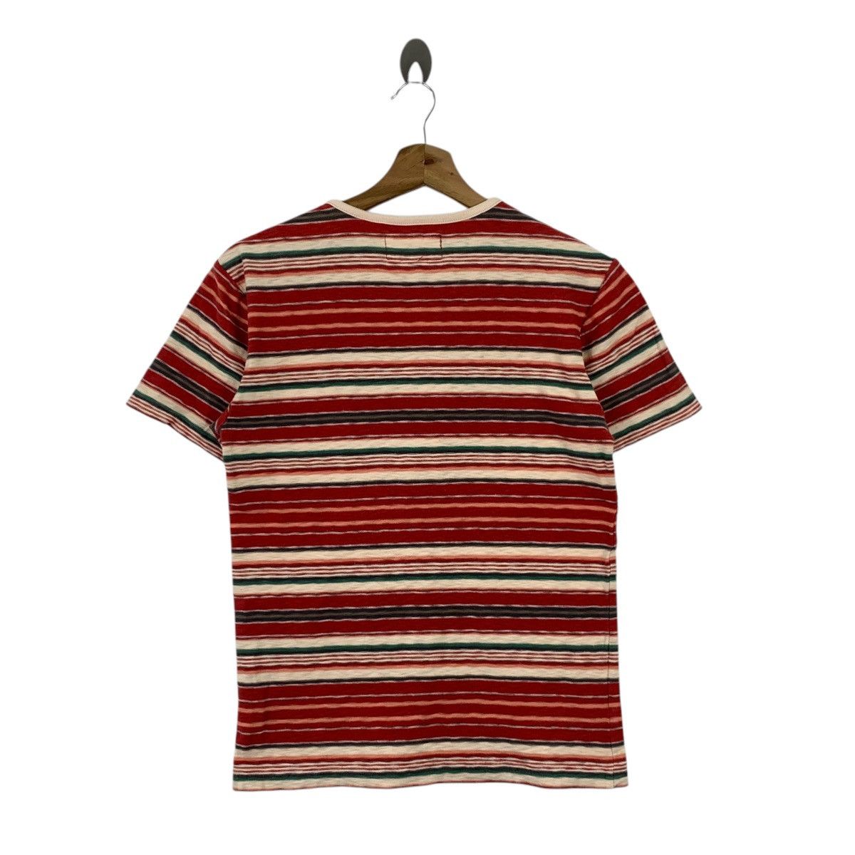 Ralph Lauren Denim Supply RALPH LAUREN Stripe Henley Tee Shirt Size US XS / EU 42 / 0 - 6 Thumbnail