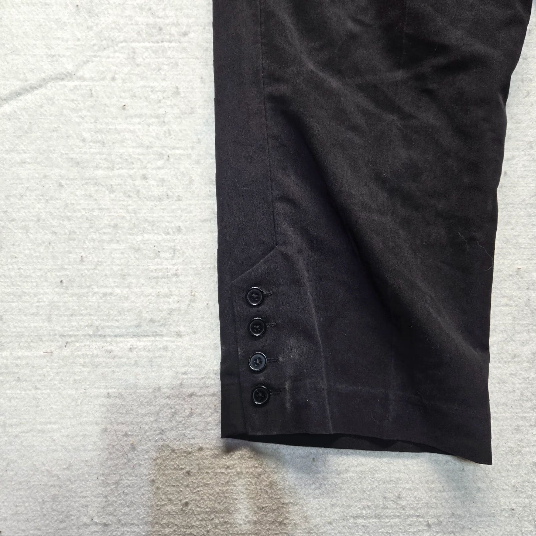 Vintage Larry Levine Pants Women Adult 16 Black Stretch Casual Slacks Size 38" / US 16 / IT 52 - 2 Thumbnail
