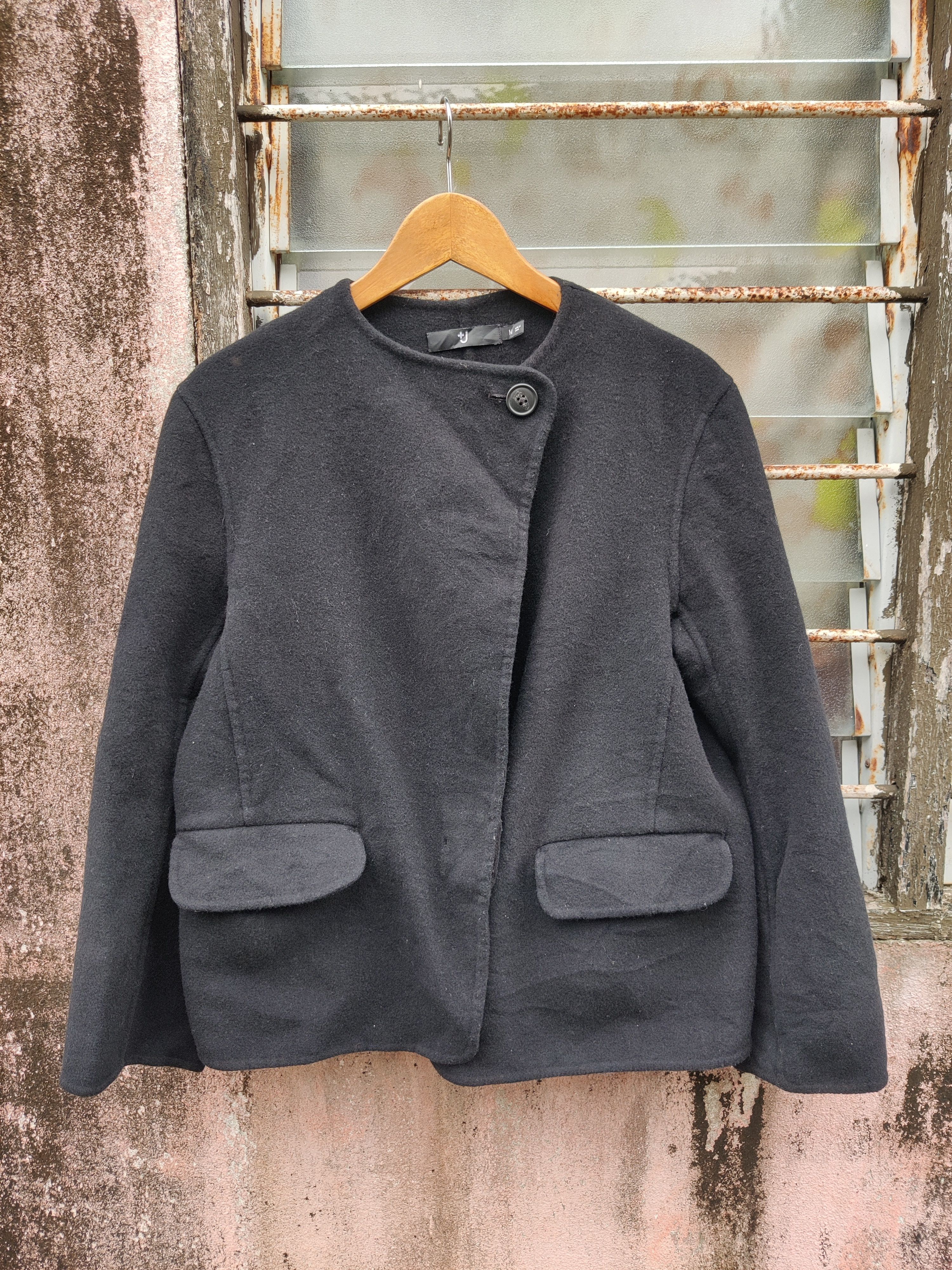 Japanese Brand Vintage Jil Sander Uniqlo Wool Jacket Size M / US 6-8 / IT 42-44 - 2 Thumbnail