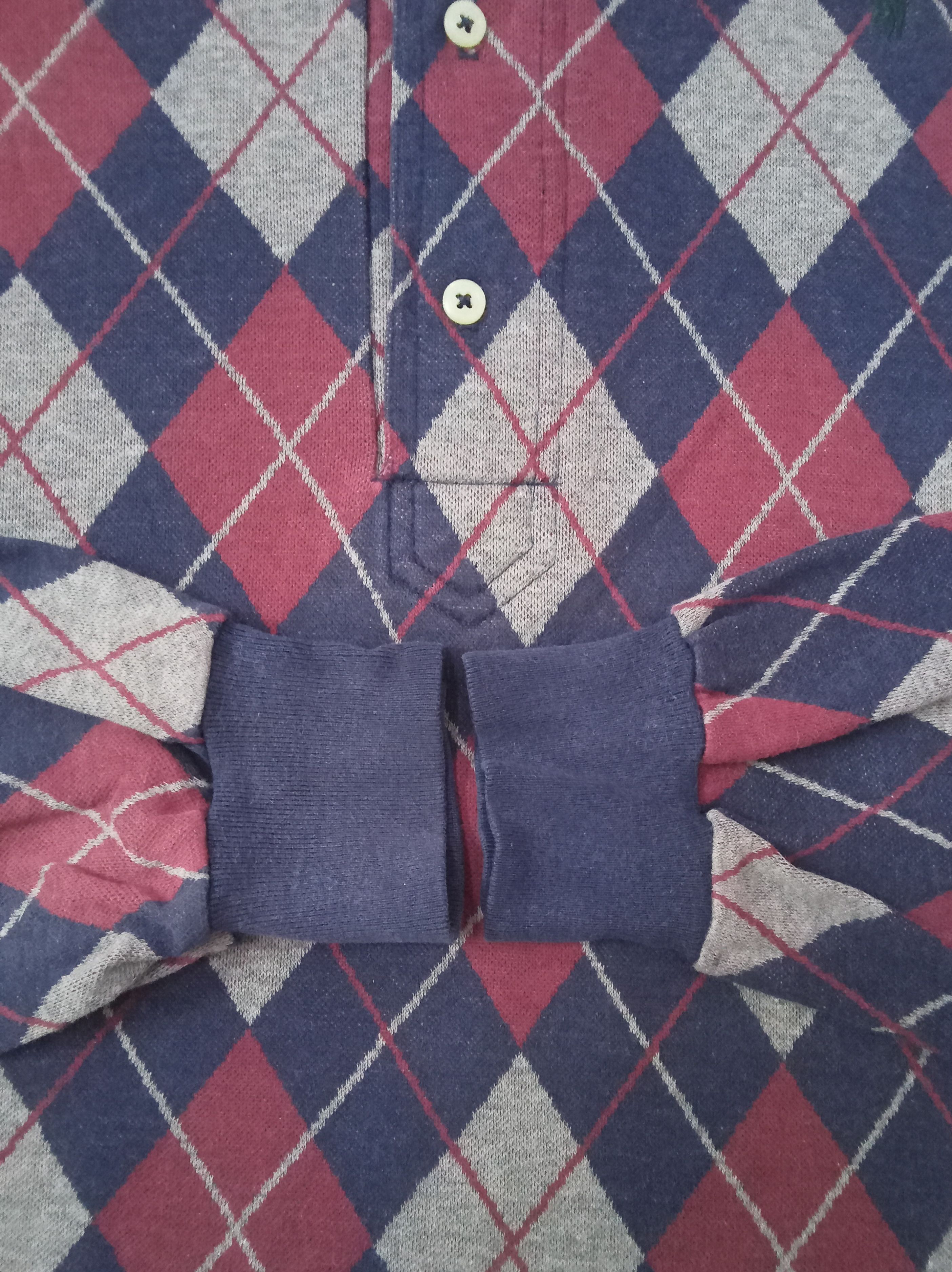 Polo Ralph Lauren Polo Ralph Lauren Vintage Long Sleeves Polo Shirt Size US M / EU 48-50 / 2 - 7 Thumbnail