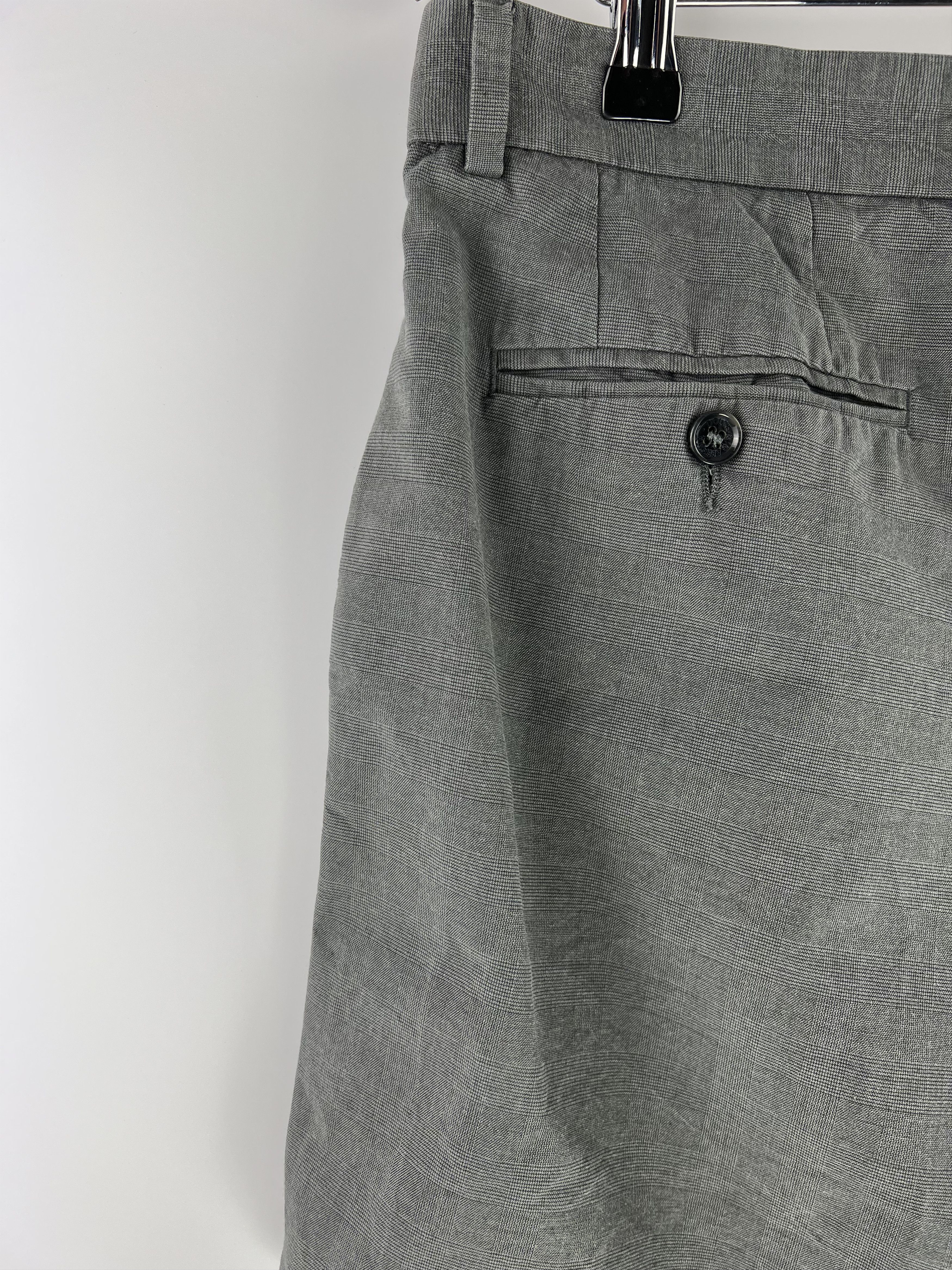 Dolce & Gabbana Dolce & Gabbana Men's Gray Cotton Check Short Size IT 52 Size US 34 / EU 50 - 3 Thumbnail
