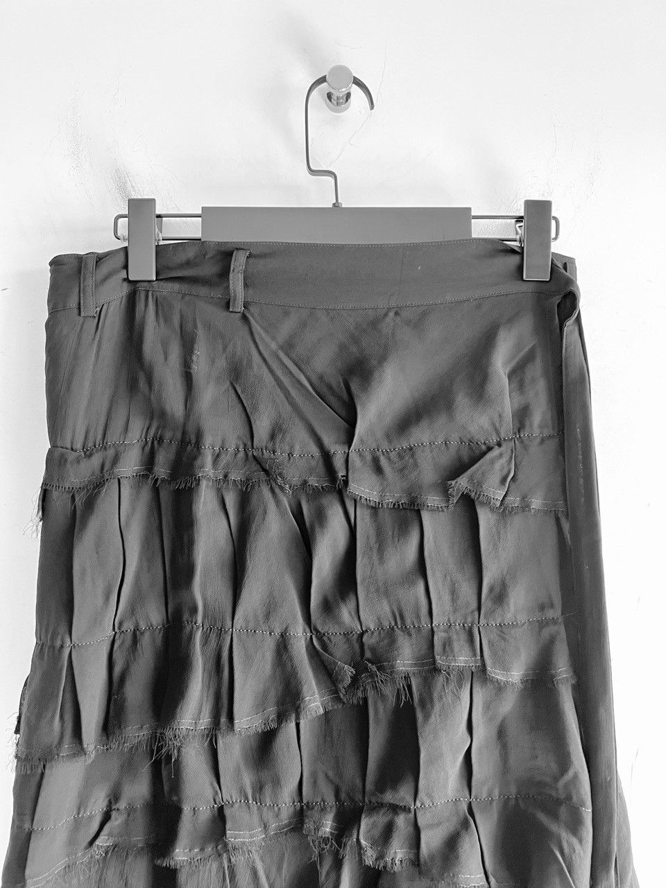 Comme des Garcons Homme Plus COMME des GARCONS HOMME PLUS Deconstructed Wrap Skirt Apron Size 42" / US 20 - 3 Thumbnail