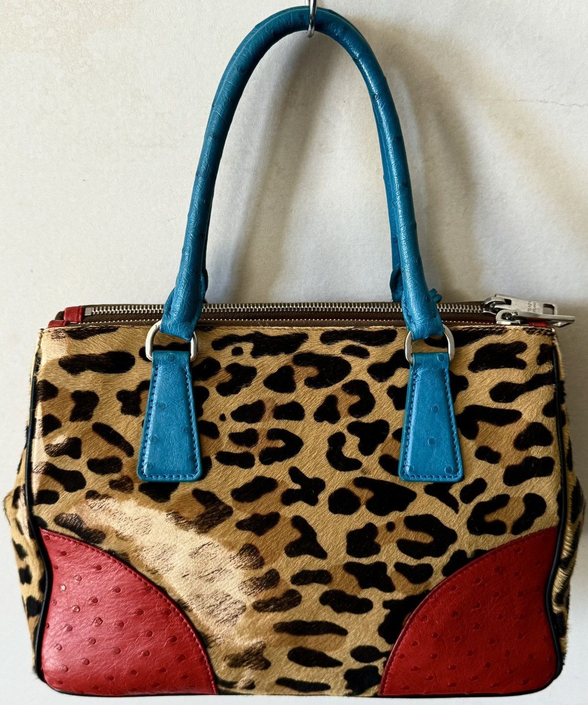 Prada Rare Prada - Galleria - Ostrich Cavallino - Hand bag Size ONE SIZE - 5 Thumbnail