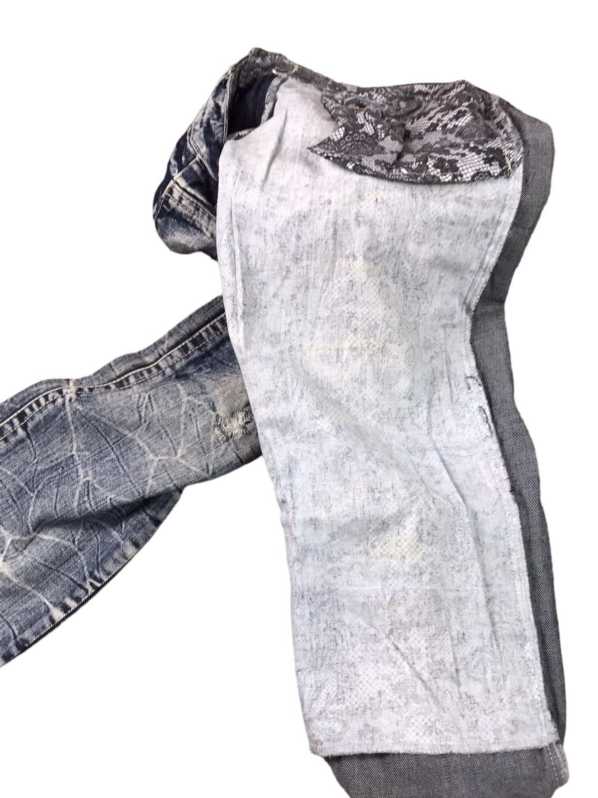 Japanese Brand Vintage Distressed SPEED TRASH JEANS Size US 32 / EU 48 - 12 Thumbnail