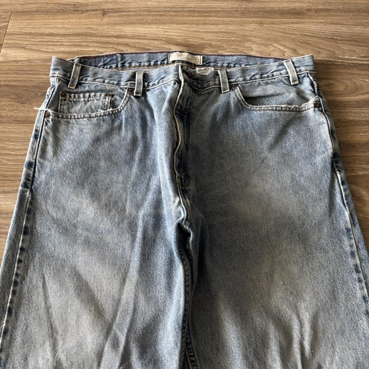 Levi's Crazy Vintage Y2K/2000s Baggy Levis Medium Wash Denim Jeans! 38x30 Size US 38 / EU 54 - 5 Thumbnail
