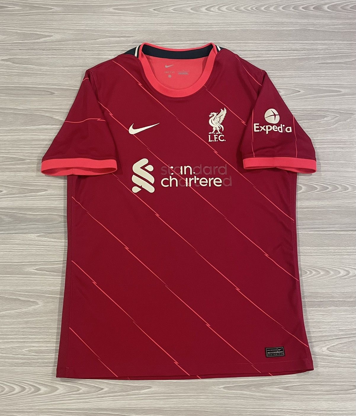 Nike Nike 2021/22 Liverpool FC Home Jersey Soccer Mens Size Large Size US L / EU 52-54 / 3 - 1 Thumbnail