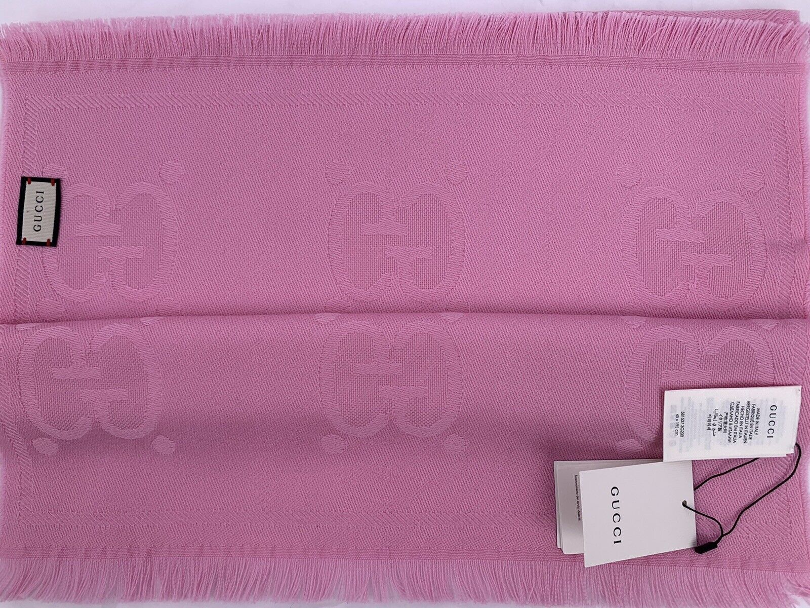 Gucci new Gucci Scarves wool 195x45cn Size ONE SIZE - 6 Thumbnail