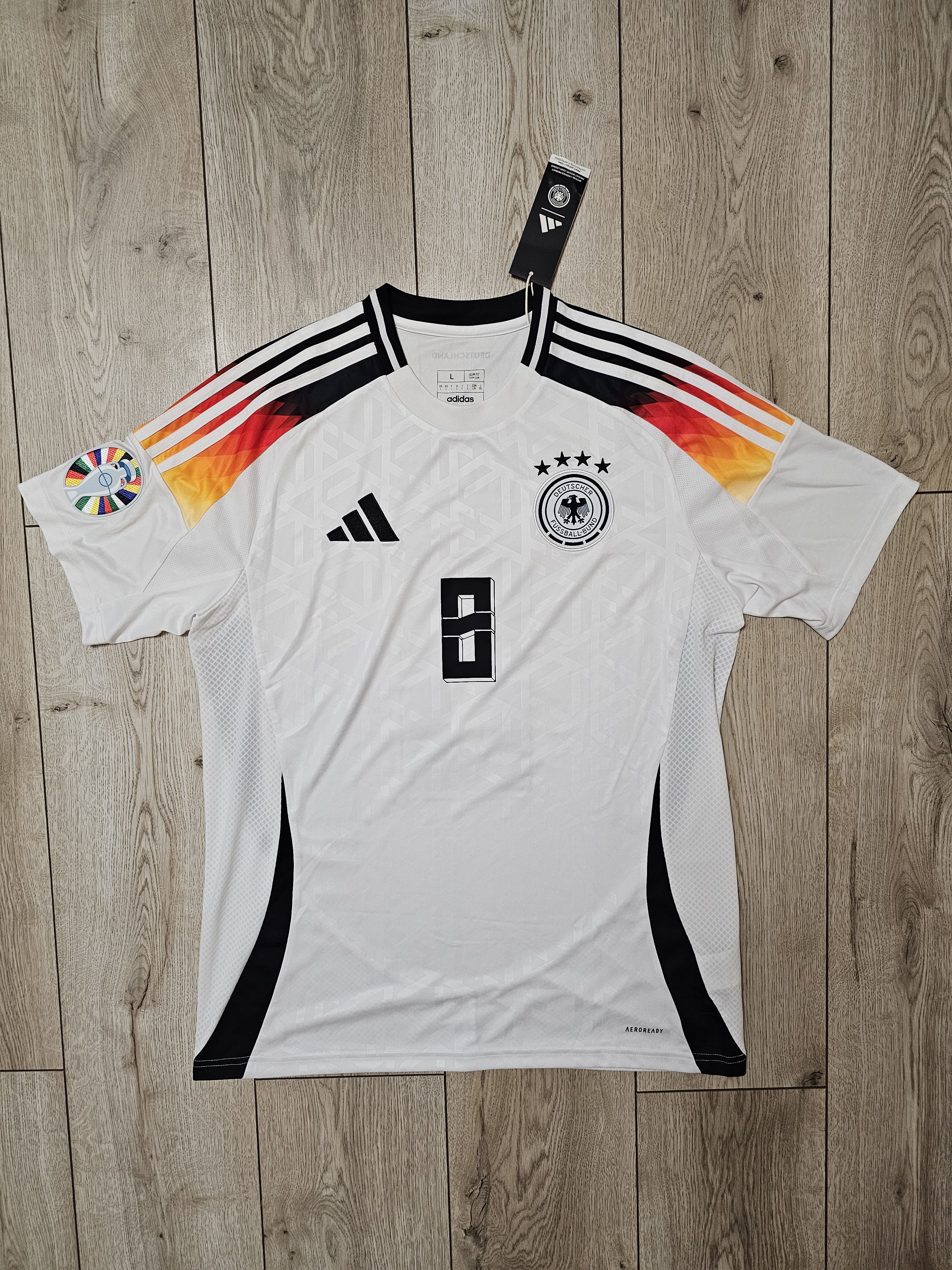 Adidas GERMANY 2024 HOME EURO KROOS FOOTBALL SHIRT SOCCER JERSEY Size US L / EU 52-54 / 3 - 2 Thumbnail