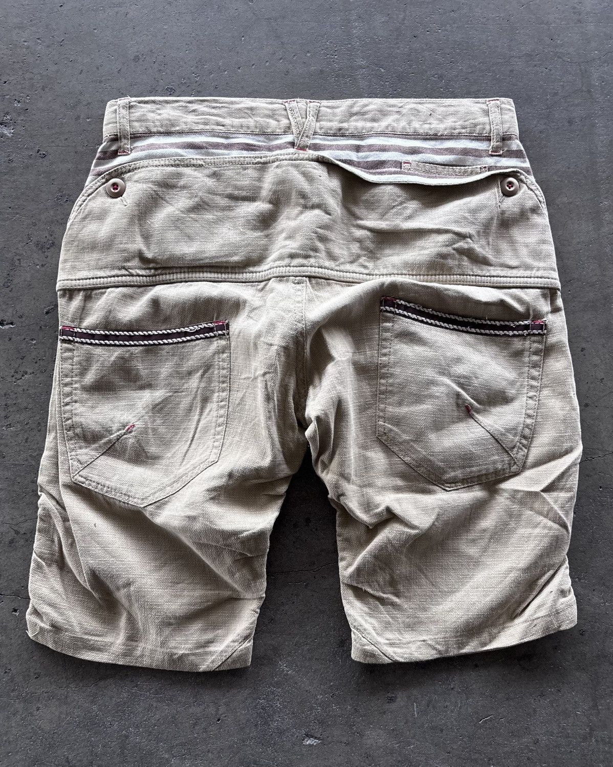 Japanese Brand Double Focus Japan Unique Short Pants Size US 32 / EU 48 - 4 Thumbnail