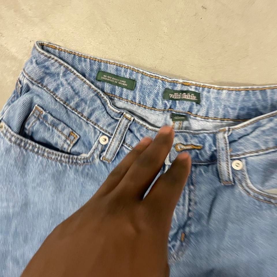 Vintage vintage wild fable cargo jeans 28x30 Size US 28 / EU 44 - 4 Thumbnail