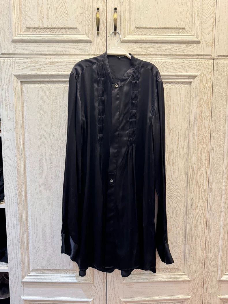 Ann Demeulemeester Silk Court Coat