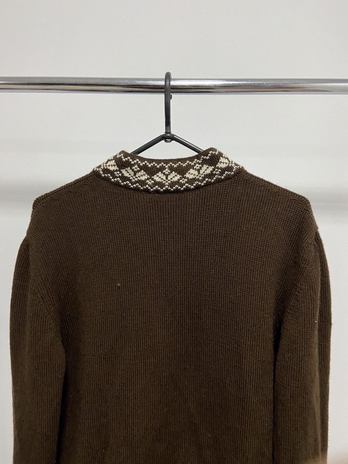 Dale Of Norway Dale Of Norway 1/3 zip Sweater Knitted Vintage brown Size US XL / EU 56 / 4 - 4 Thumbnail