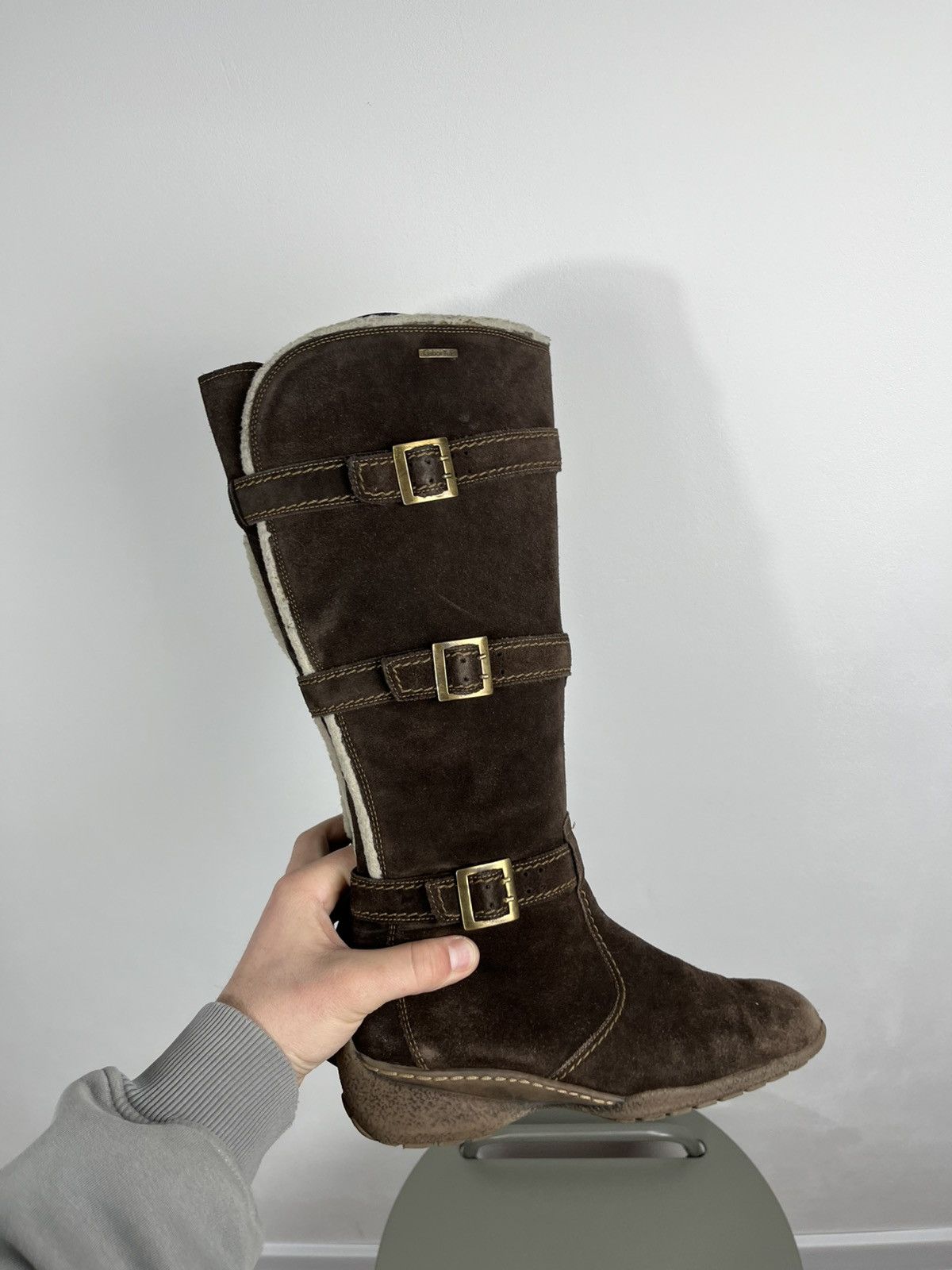 Other Vintage Suede Shearling Lined Buckle Boots EU 36 UK 4.5 Size US 5.5 / IT 35.5 - 11 Thumbnail