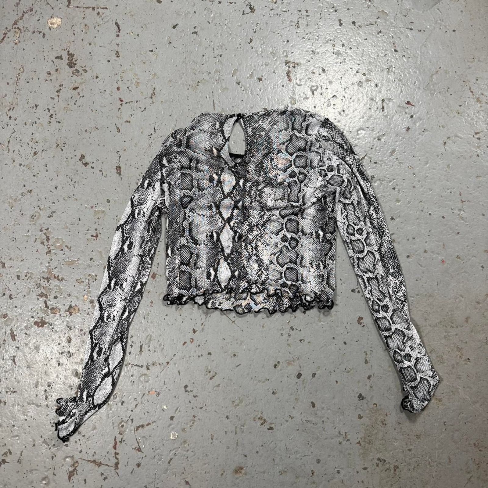 Other Snake skin mesh top Size XS / US 0-2 / IT 36-38 - 1 Thumbnail
