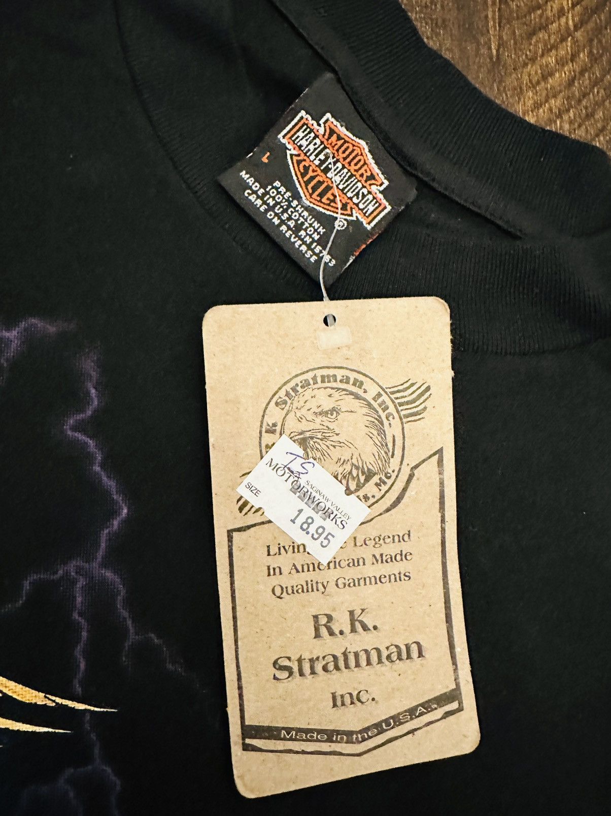 Harley Davidson Vtg Harley-Davidson Mens Tshirt Strong Survive-LRG Size US L / EU 52-54 / 3 - 3 Thumbnail