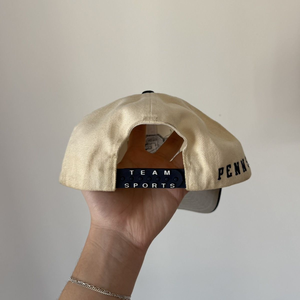 Nike Vtg 1990s Nike Penn State Snapback Hat Nittany Lions PSU Size ONE SIZE - 5 Thumbnail